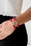 Load image into Gallery viewer, New Adventures - Red Bracelet - Barbara Towles Masterson&#39;s Store
