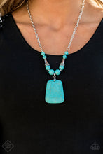 Load image into Gallery viewer, Sandstone Oasis - Blue Necklace - Barbara Towles Masterson&#39;s Store
