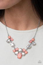 Load image into Gallery viewer, “Ethereal Romance&quot; – Orange/Coral - Necklace - Barbara Towles Masterson&#39;s Store
