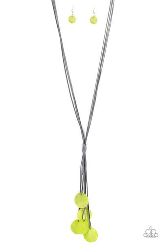 “Tidal Tassels – Green”– Green - Necklace - Barbara Towles Masterson's Store