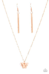 “Butterfly Prairies" – Copper - Necklace - Barbara Towles Masterson's Store