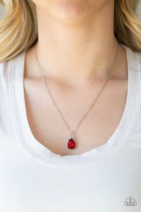 Classy Classicist - Red Necklace - Barbara Towles Masterson's Store