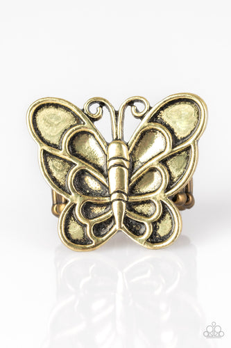 Sky High Butterfly - Brass - Barbara Towles Masterson's Store