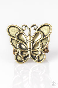 Sky High Butterfly - Brass - Barbara Towles Masterson's Store