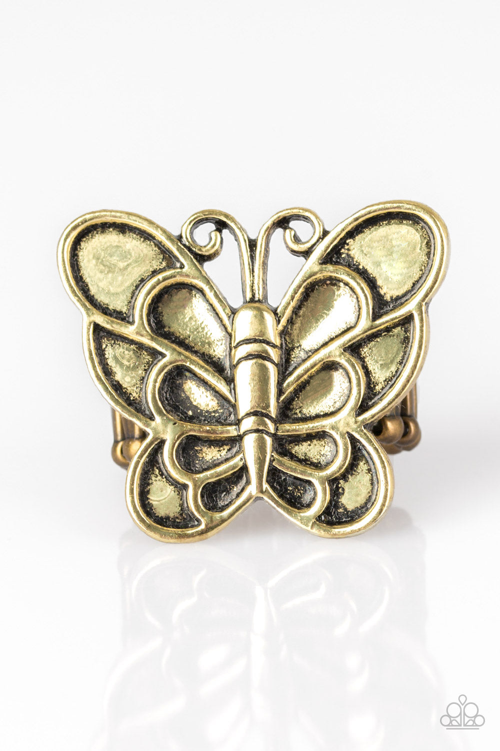 Sky High Butterfly - Brass - Barbara Towles Masterson's Store