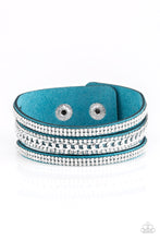 Load image into Gallery viewer, Rollin In Rhinestones - Blue - Barbara Towles Masterson&#39;s Store
