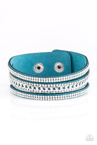 Rollin In Rhinestones - Blue - Barbara Towles Masterson's Store