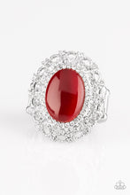 Load image into Gallery viewer, BAROQUE The Spell Red Moonstone Silver Ring - Barbara Towles Masterson&#39;s Store
