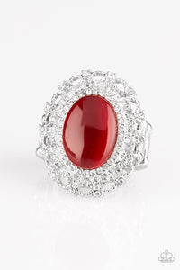 BAROQUE The Spell Red Moonstone Silver Ring - Barbara Towles Masterson's Store