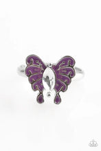 Load image into Gallery viewer, Paparazzi ♥ Starlet Shimmer Enamel/Rhinestone Butterfly Ring ♥ P4SS-MTXX-162XX - Barbara Towles Masterson&#39;s Store
