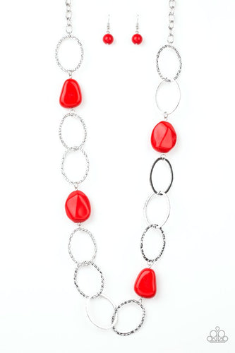 Modern Day Malibu - Red - Barbara Towles Masterson's Store