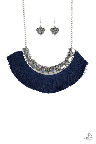 Might and MANE - Blue Necklace - Barbara Towles Masterson's Store