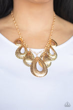 Load image into Gallery viewer, Teardrop Tempest - Gold - Barbara Towles Masterson&#39;s Store
