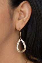 Load image into Gallery viewer, Teardrop Tempest - Gold - Barbara Towles Masterson&#39;s Store
