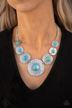Load image into Gallery viewer, TIGER TRAP TURQUOISE AND SILVER
