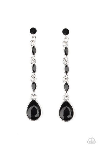 Must Love Diamonds - Black ♥ Post Earrings - Barbara Towles Masterson's Store