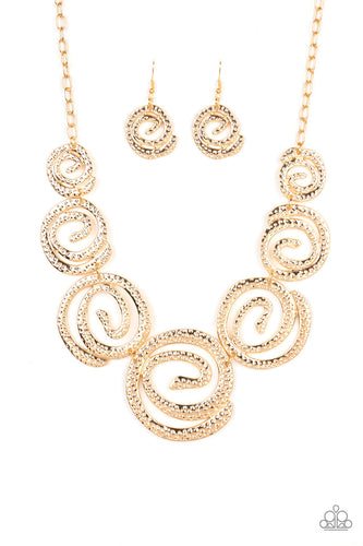 Statement Swirl - Gold - Barbara Towles Masterson's Store