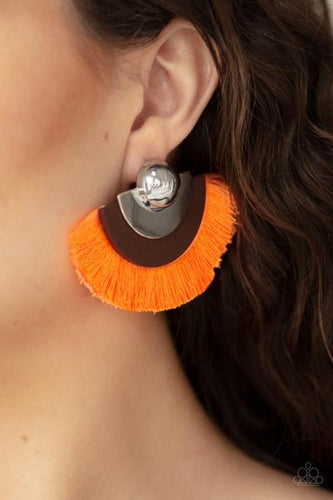 Fan The FLAMBOYANCE - Orange - Barbara Towles Masterson's Store