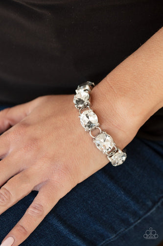 Mind Your Manners - White Bracelet - Barbara Towles Masterson's Store