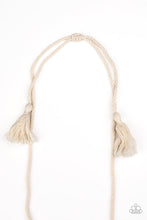 Load image into Gallery viewer, Macrame Mantra - White - Barbara Towles Masterson&#39;s Store
