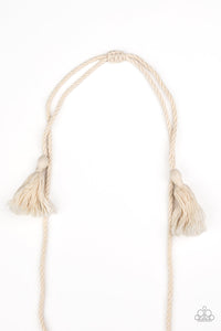 Macrame Mantra - White - Barbara Towles Masterson's Store