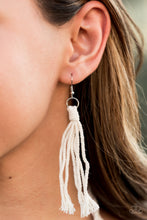 Load image into Gallery viewer, Macrame Mantra - White - Barbara Towles Masterson&#39;s Store
