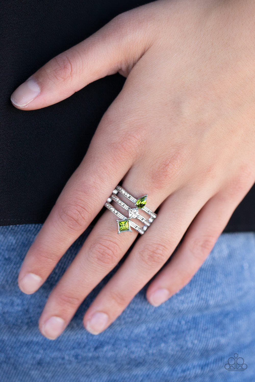 Triple Throne Twinkle - Green - Barbara Towles Masterson's Store