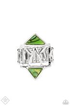 Load image into Gallery viewer, Making Me Edgy - Green Ring - Barbara Towles Masterson&#39;s Store
