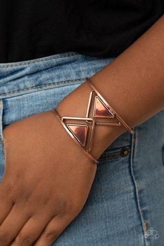 PYRAMID PALACE - Copper Cuff Bracelet - Barbara Towles Masterson's Store