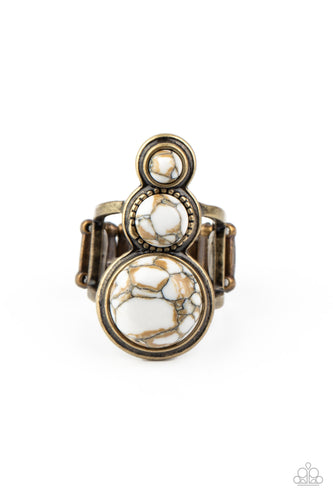 Marbled Magnificence - Brass - Barbara Towles Masterson's Store