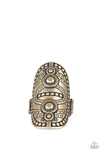 Tiki Trail - Brass - Barbara Towles Masterson's Store