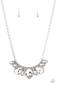 Never SLAY Never - White - Necklace & Earrings - Life of the Party Exclusive May 2021
