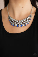 Load image into Gallery viewer, Powerhouse Party Blue Paparazzi Necklace
