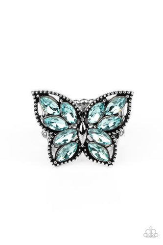 Fluttering Fashionista - Blue - Ring - Barbara Towles Masterson's Store