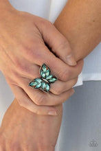 Load image into Gallery viewer, Fluttering Fashionista - Blue - Ring - Barbara Towles Masterson&#39;s Store
