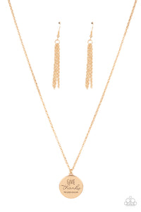 Give Thanks - Gold - Barbara Towles Masterson's Store