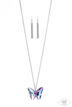 Load image into Gallery viewer, The Social Butterfly Effect - Purple Paparazzi Necklace

