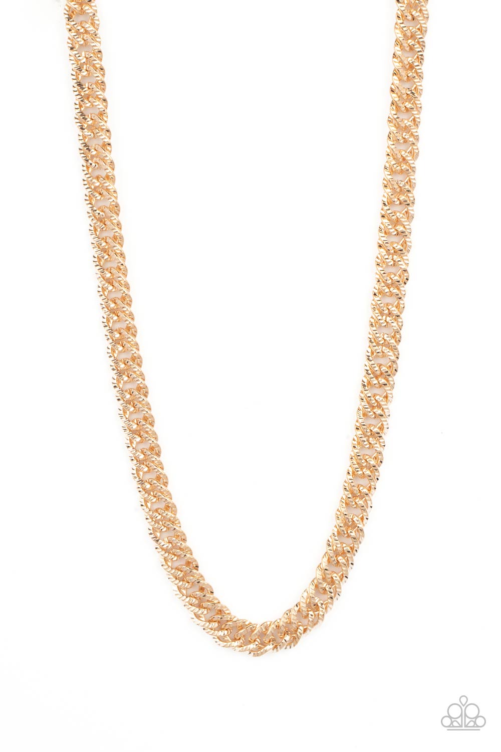 Urban Uppercut - Gold Paparazzi Necklace