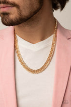 Load image into Gallery viewer, Urban Uppercut - Gold Paparazzi Necklace
