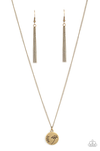 Hold On To Hope - Brass - Barbara Towles Masterson's Store