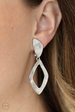 Load image into Gallery viewer, Industrial Gallery - Silver ♥ Clip-On Paparazzi Earrings
