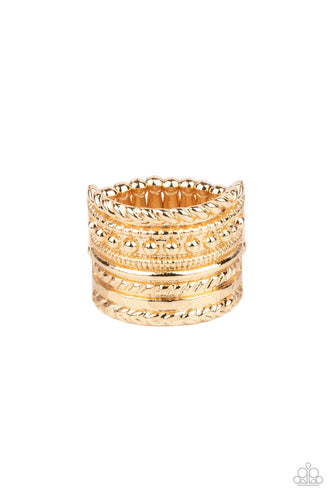 Stacked Odds - Gold - Barbara Towles Masterson's Store