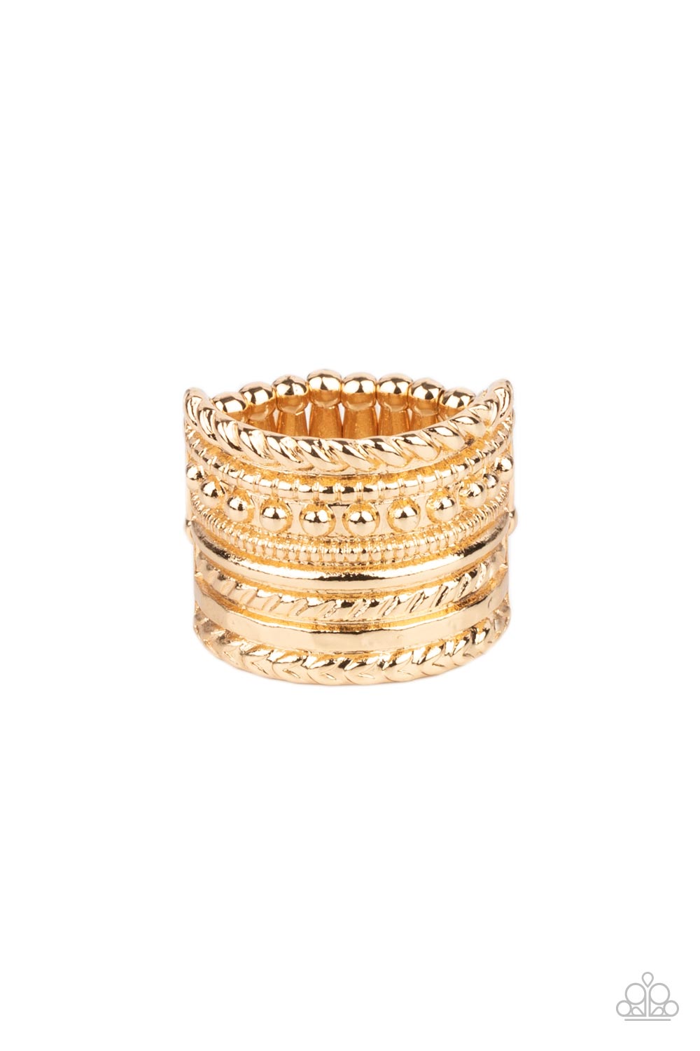 Stacked Odds - Gold - Barbara Towles Masterson's Store