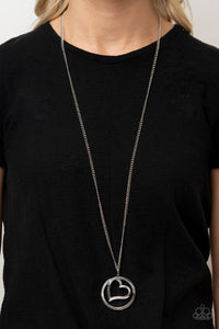 Positively Perfect - Silver Paparazzi Necklace