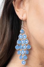 Load image into Gallery viewer, “With All DEW Respect&quot; - Blue - Earrings - Barbara Towles Masterson&#39;s Store

