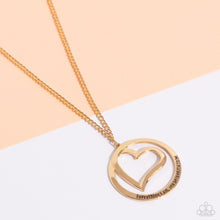 Load image into Gallery viewer, Positively Perfect - Gold Paparazzi Necklace
