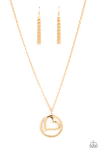 Positively Perfect - Gold Paparazzi Necklace