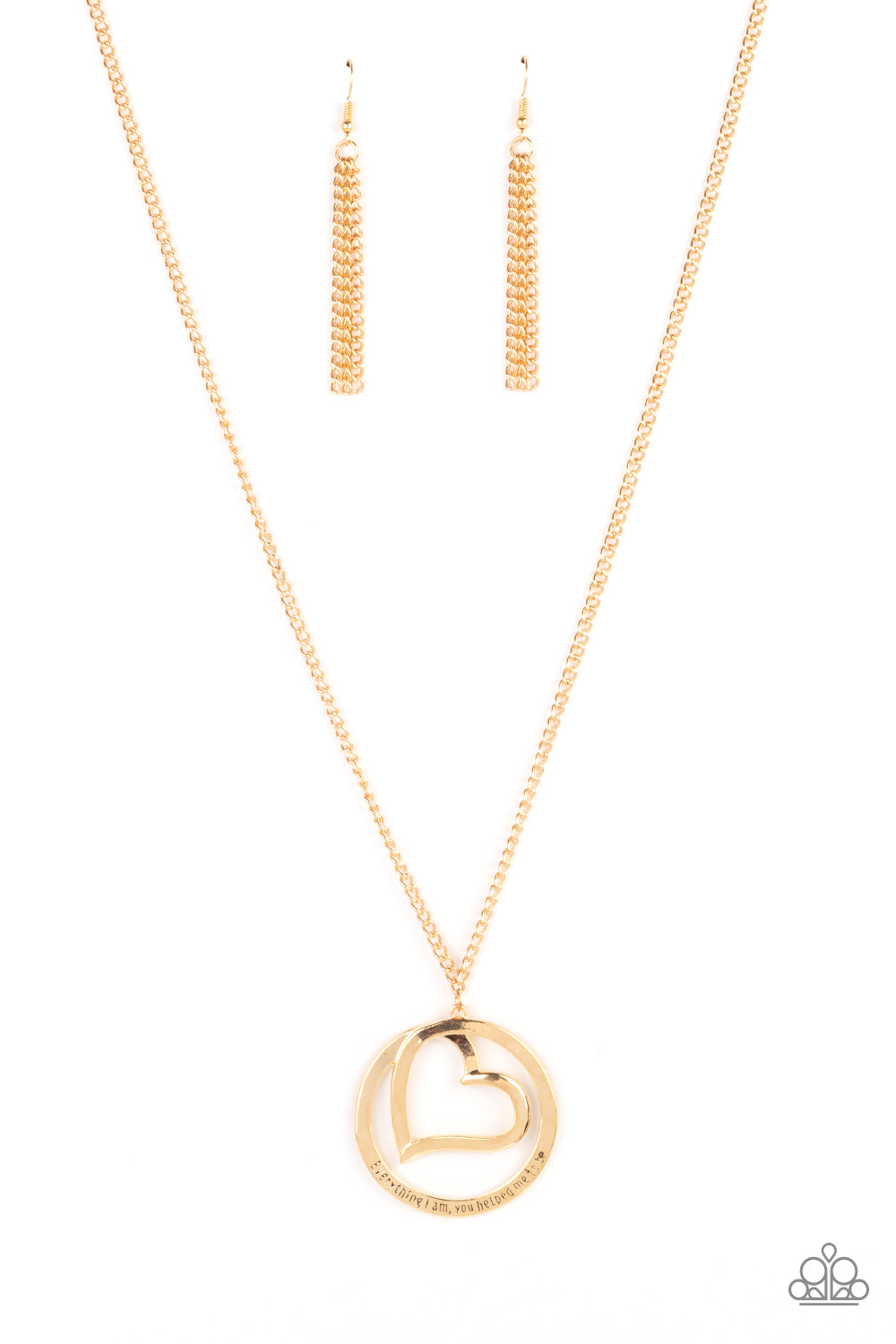 Positively Perfect - Gold Paparazzi Necklace