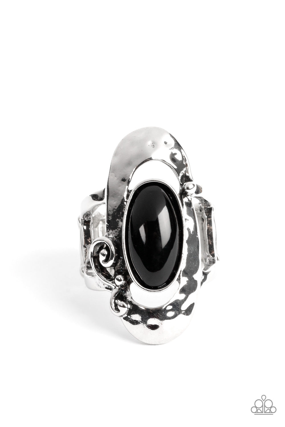 Garden Oasis - Black Paparazzi Ring
