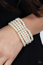 Load image into Gallery viewer, A Pearly Affair - White Bracelet - Paparazzi
